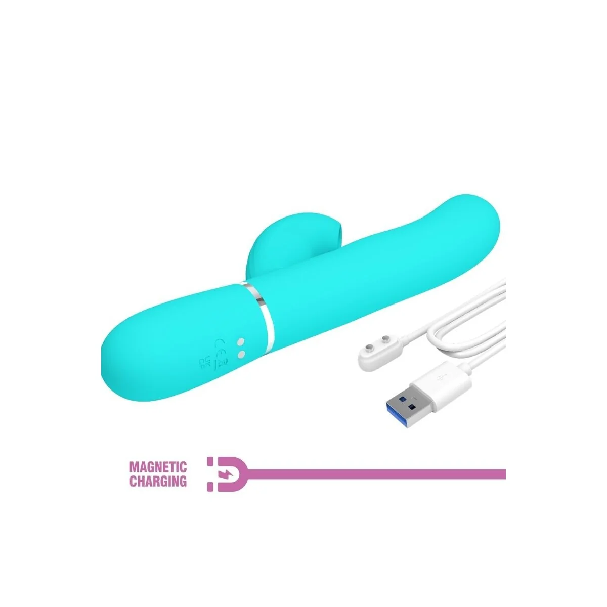 Perlita Multifunktions-3-In-1-G-Punkt-Vibrator Aqua Grün von Pretty Love Flirtation kaufen | Fesselliebe