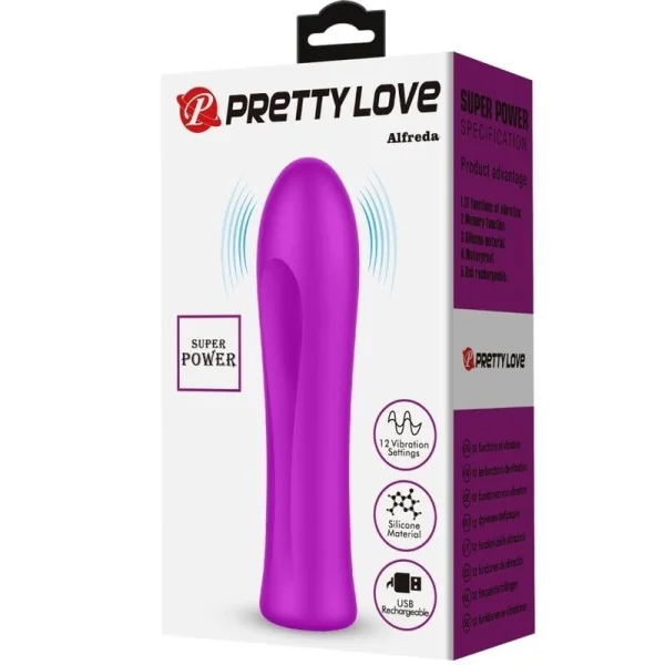 Alfreda Super Power Vibrator Violet von Pretty Love Flirtation kaufen | Fesselliebe