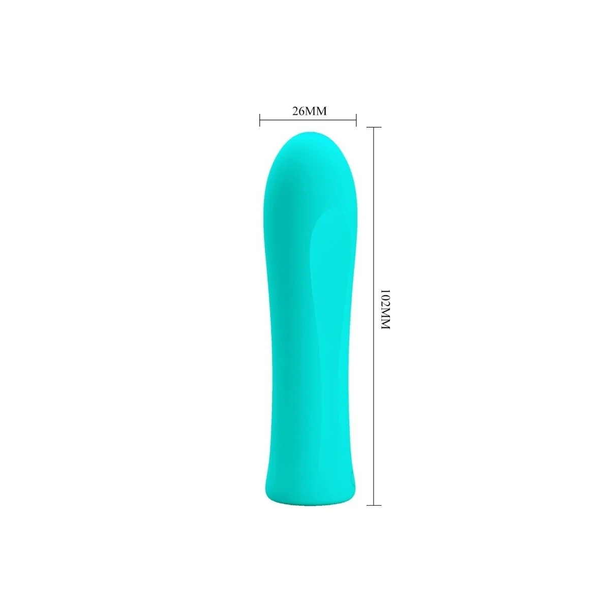 Alfreda Super Power Vibrator Wassergrün von Pretty Love Flirtation kaufen | Fesselliebe
