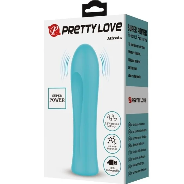Alfreda Super Power Vibrator Wassergrün von Pretty Love Flirtation kaufen | Fesselliebe