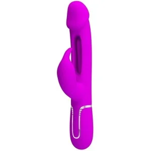 Dejon Rabbit Vibrator 3 in 1 Multifunktions Fucsia von Pretty Love Flirtation kaufen | Fesselliebe