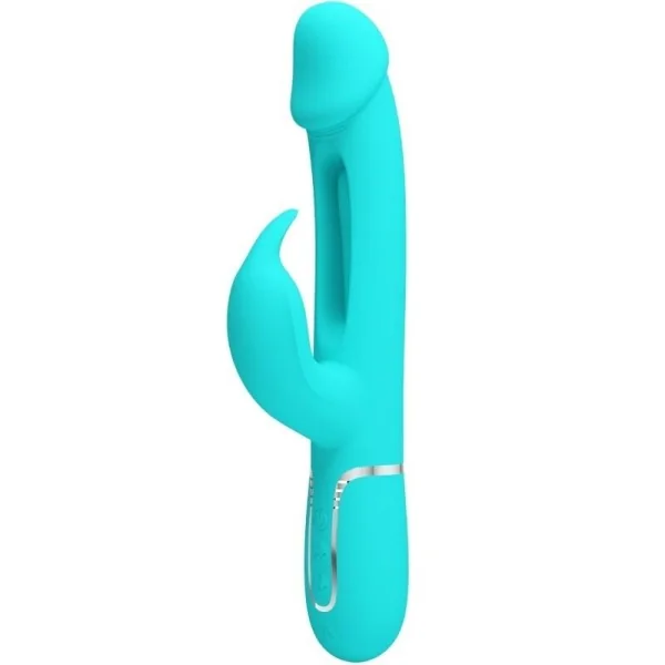 Dejon Rabbit Vibrator 3 in 1 Multifunktions-Aquagrün von Pretty Love Flirtation kaufen | Fesselliebe