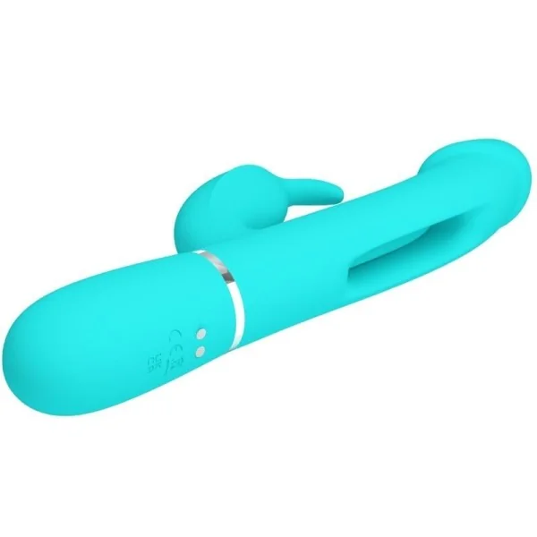 Dejon Rabbit Vibrator 3 in 1 Multifunktions-Aquagrün von Pretty Love Flirtation kaufen | Fesselliebe