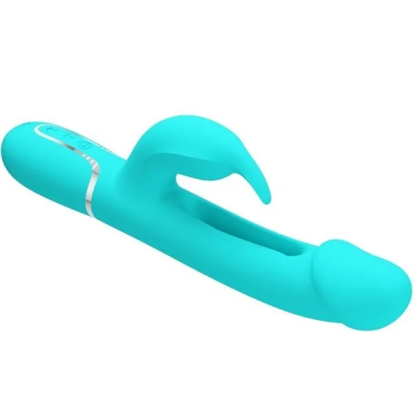 Dejon Rabbit Vibrator 3 in 1 Multifunktions-Aquagrün von Pretty Love Flirtation kaufen | Fesselliebe