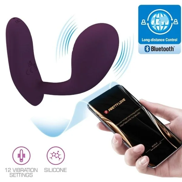 Baird G-Spot 12 Vibrationen wiederaufladbar Lila App von Pretty Love Flirtation kaufen | Fesselliebe