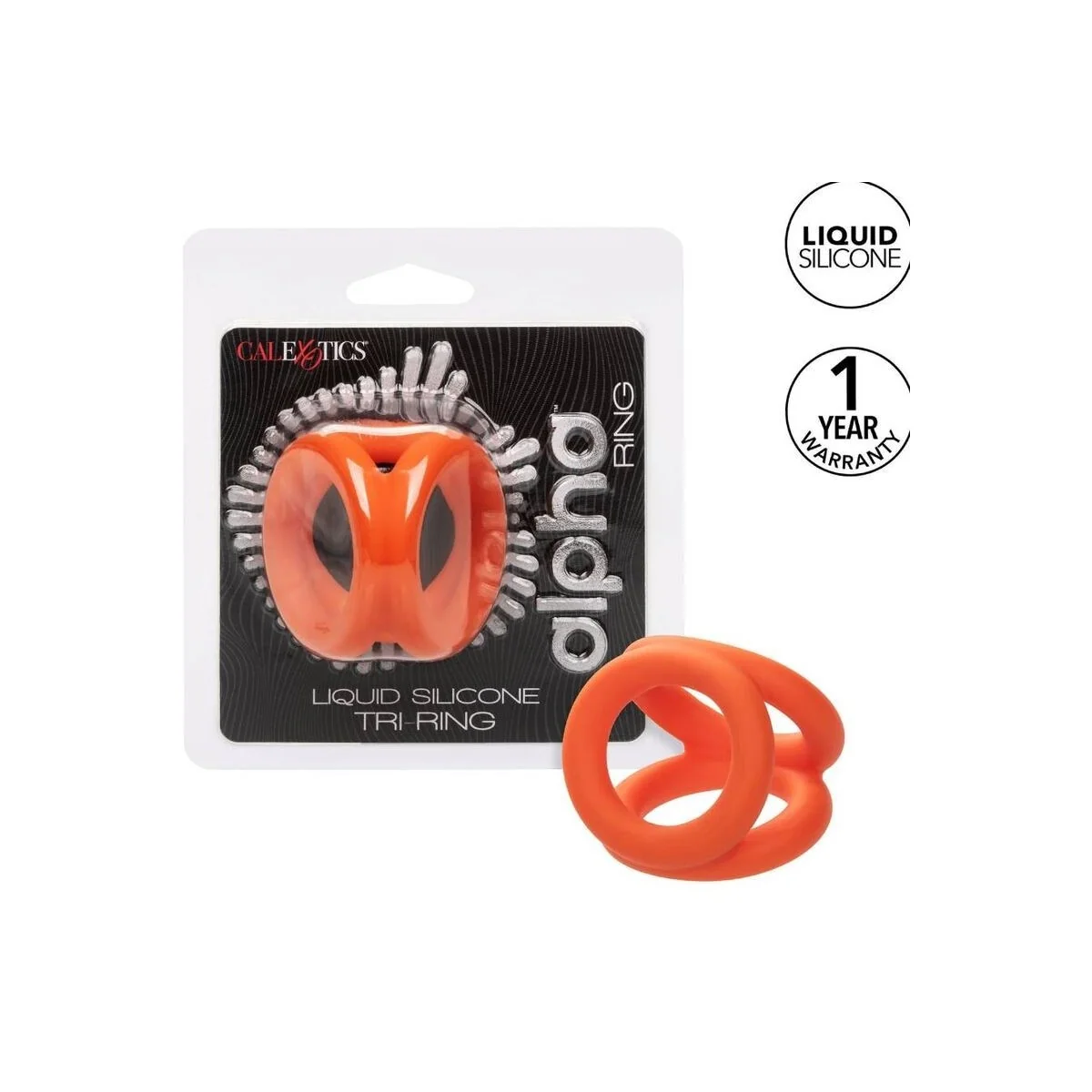 Alpha Tri-Ring Orange von Calexotics kaufen | Fesselliebe