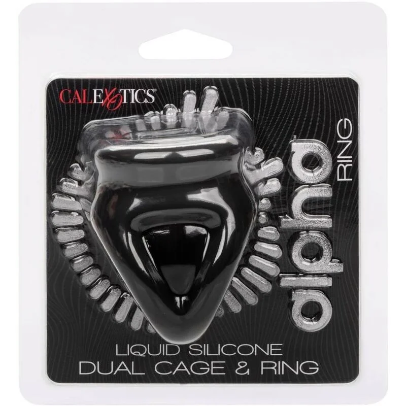 Alpha Dual Cage Ring Schwarz von Calexotics kaufen | Fesselliebe 2
