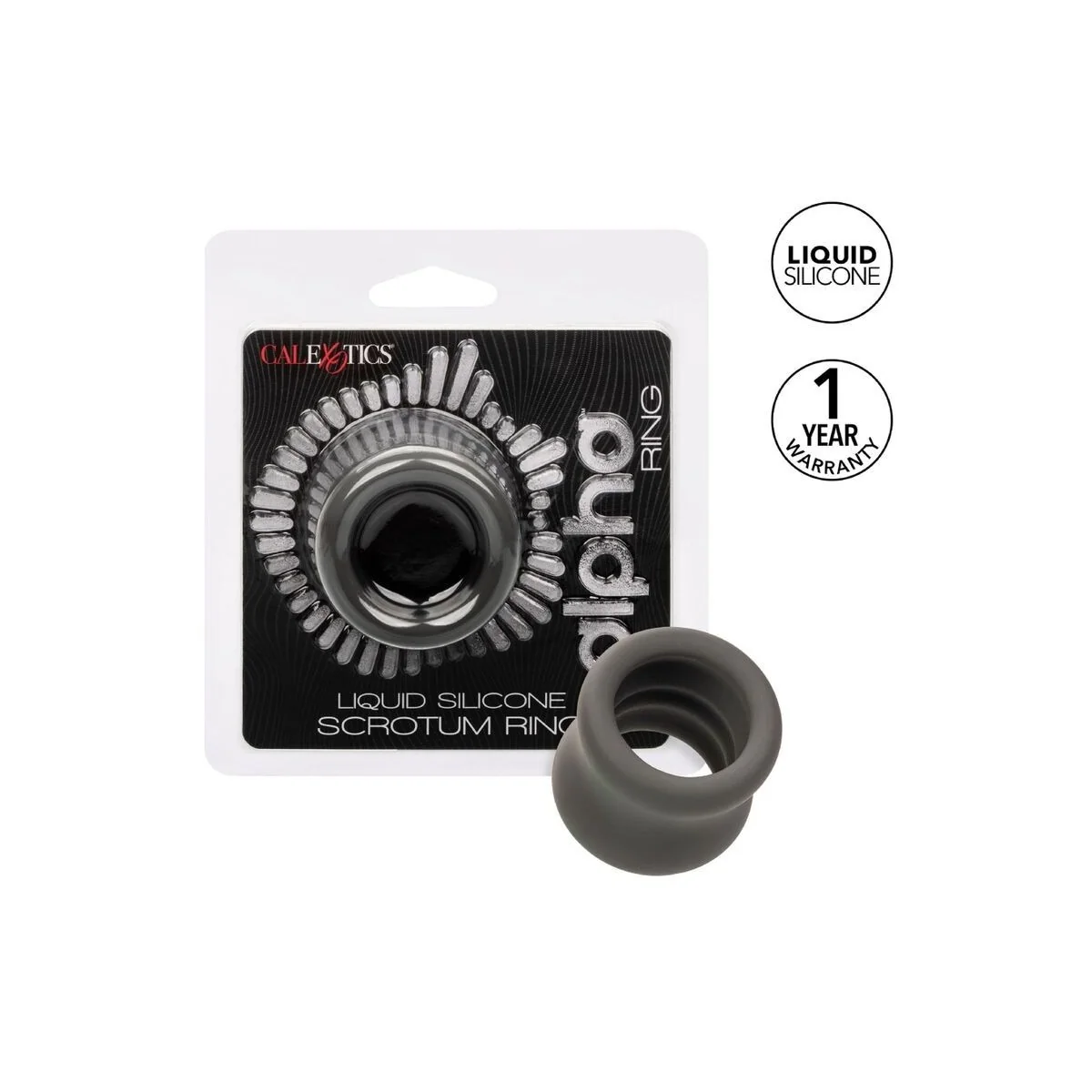 Alpha Scrotum Dehnungsring Schwarz von Calexotics kaufen | Fesselliebe
