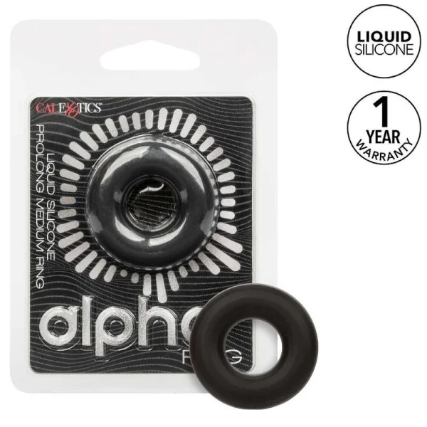 Alpha Prolong Medium Ring Schwarz von Calexotics kaufen | Fesselliebe