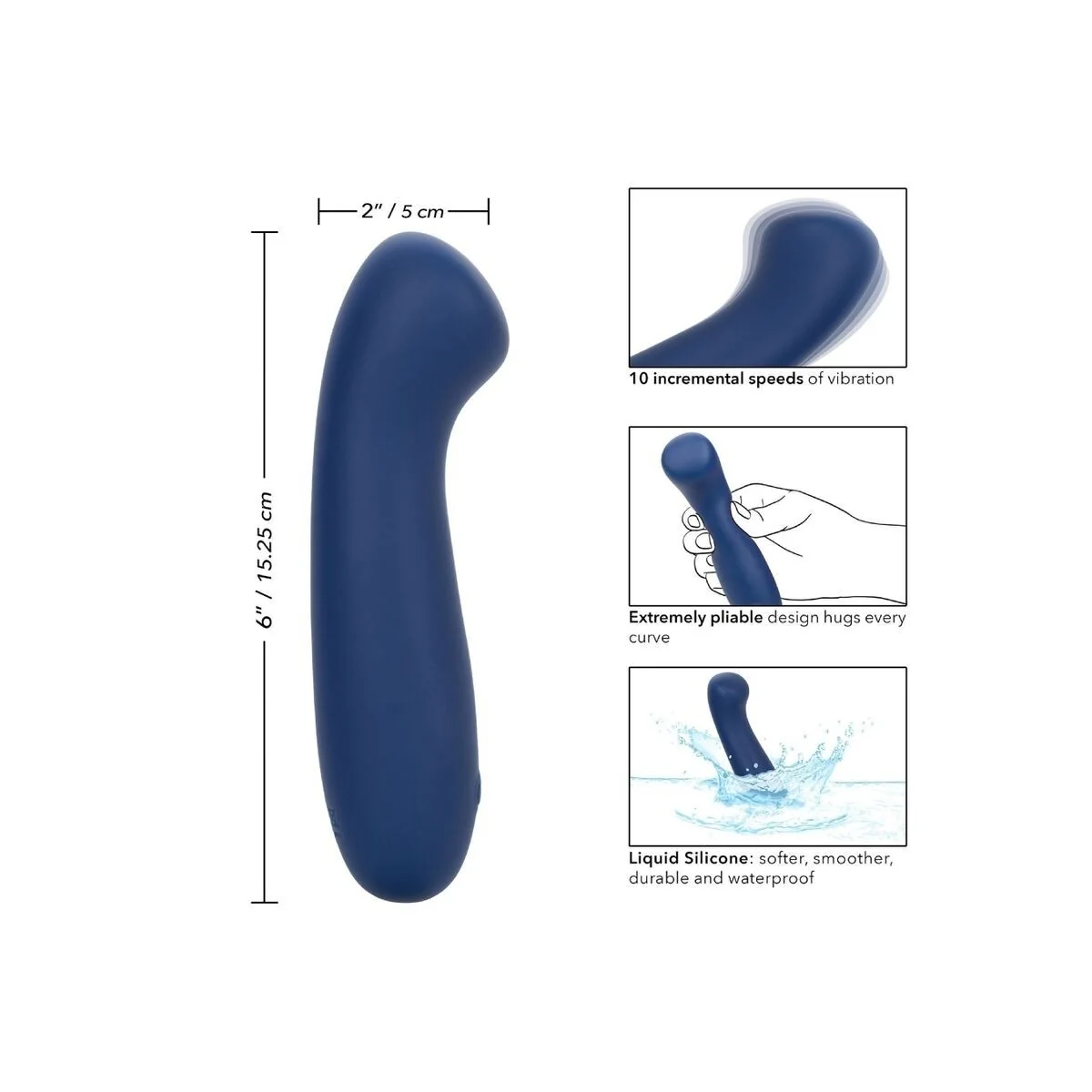 Cashmere-Satin-Blau von Calexotics kaufen | Fesselliebe