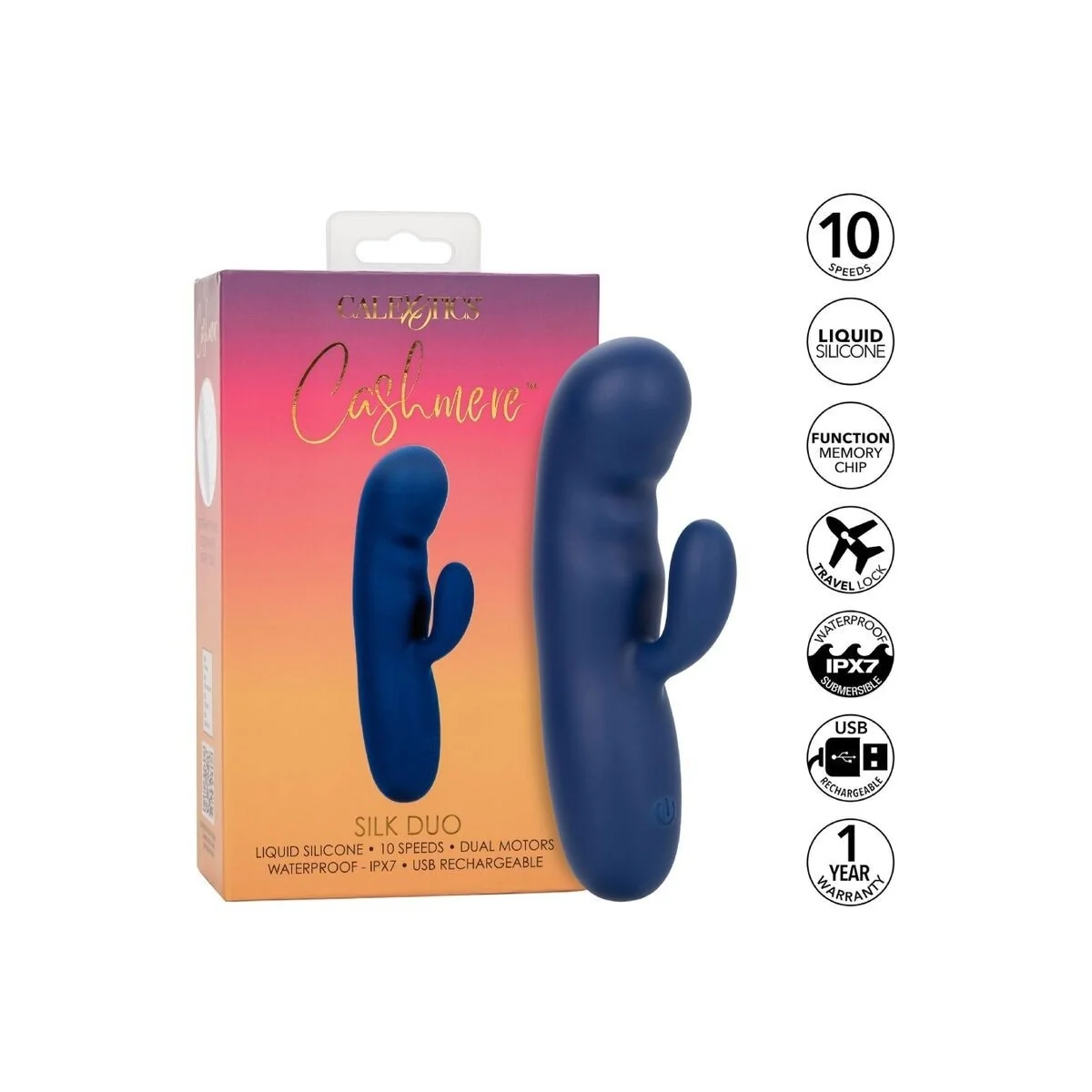 Cashmere-Seiden-Duo-Blau von Calexotics kaufen | Fesselliebe