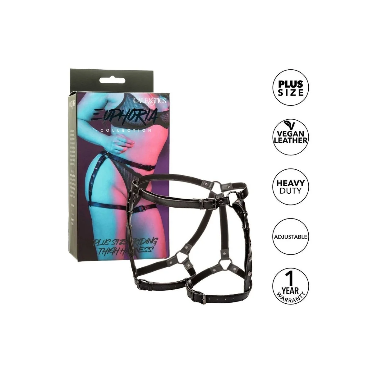 Euphoria Plus Size Reit-Oberkeitengurt von Calexotics kaufen | Fesselliebe