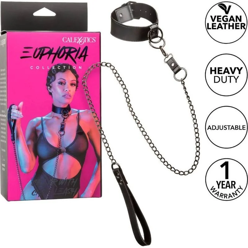 Euphoria Halsband mit Kettenleine von Calexotics kaufen | Fesselliebe 2