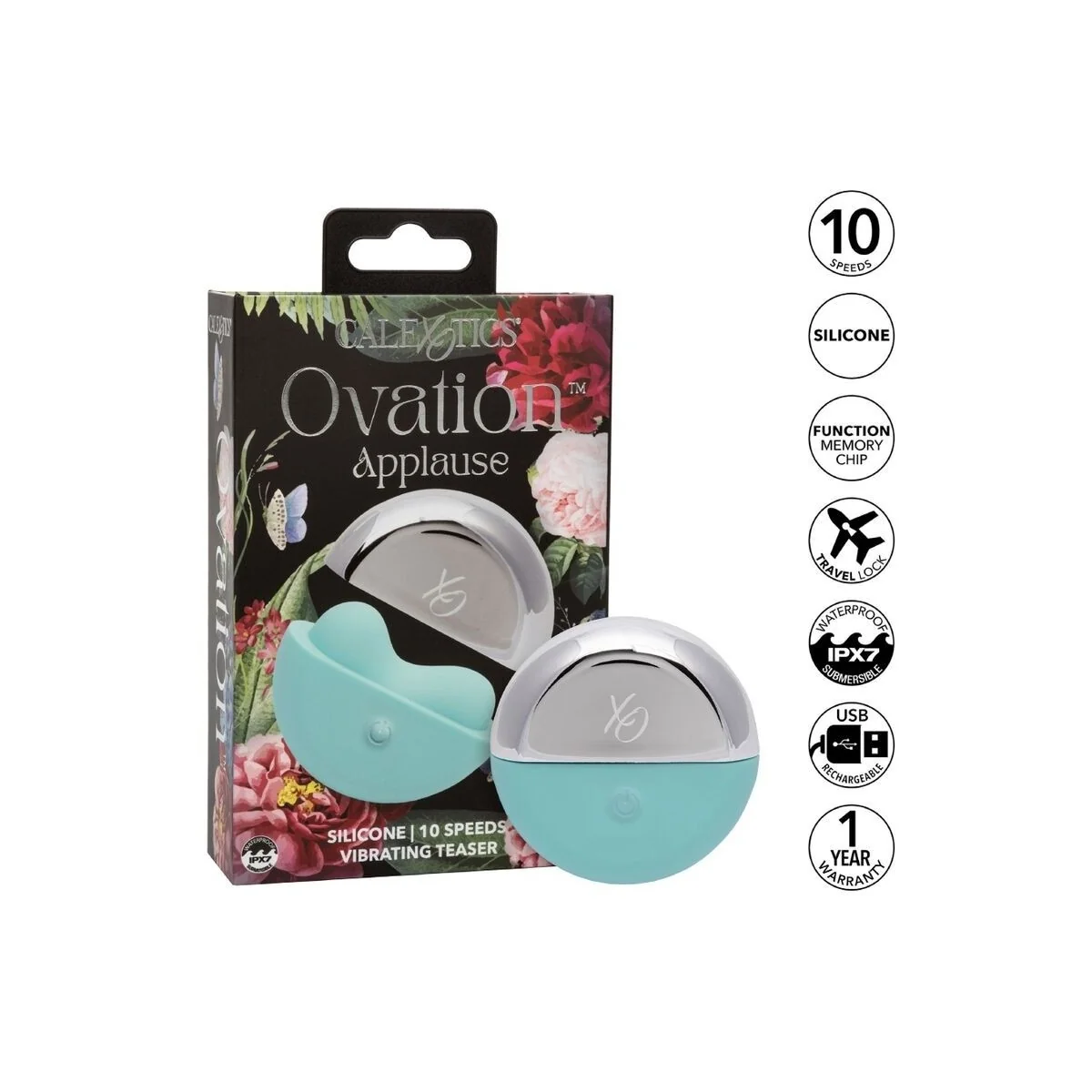 Ovation Applause Stimulator Aqua Green von Calexotics kaufen | Fesselliebe