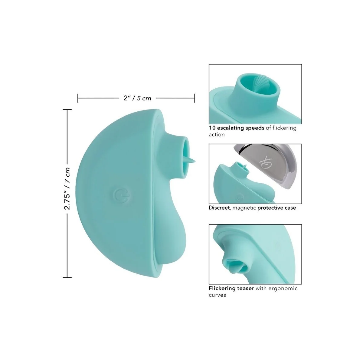 Ovation Rave Stimulator Aqua Green von Calexotics kaufen | Fesselliebe