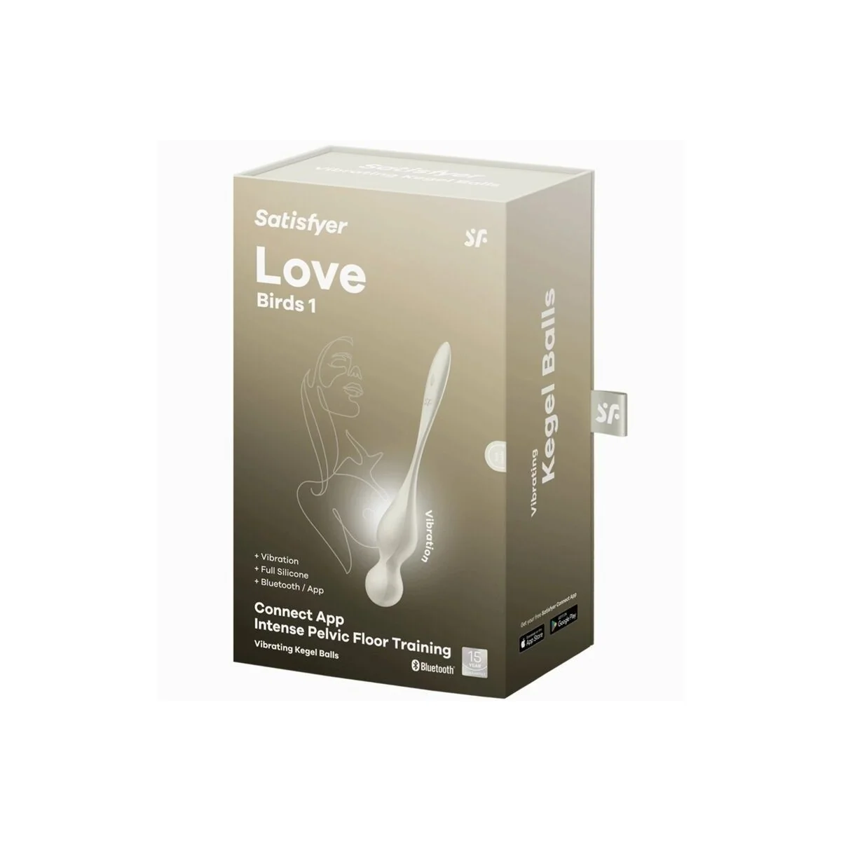 Love Birds Vibrierende Kegel-Kugeln Weiss von Satisfyer Balls kaufen | Fesselliebe