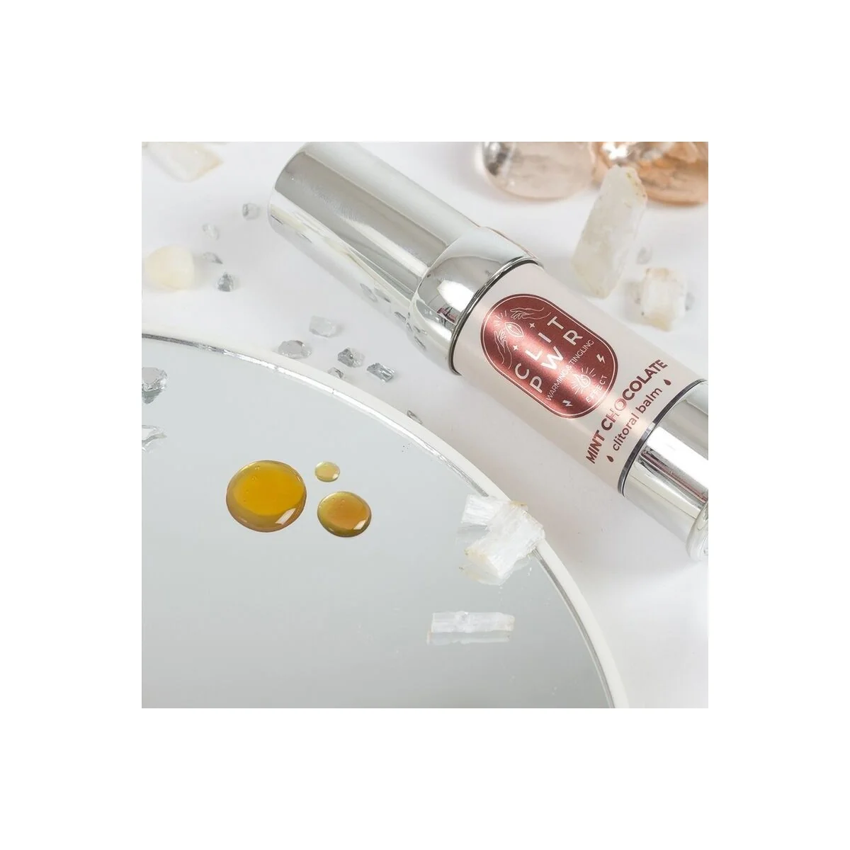 Clit Pwr Klitoris-Balsam Minze Schokolade von Secretplay Cosmetic kaufen | Fesselliebe