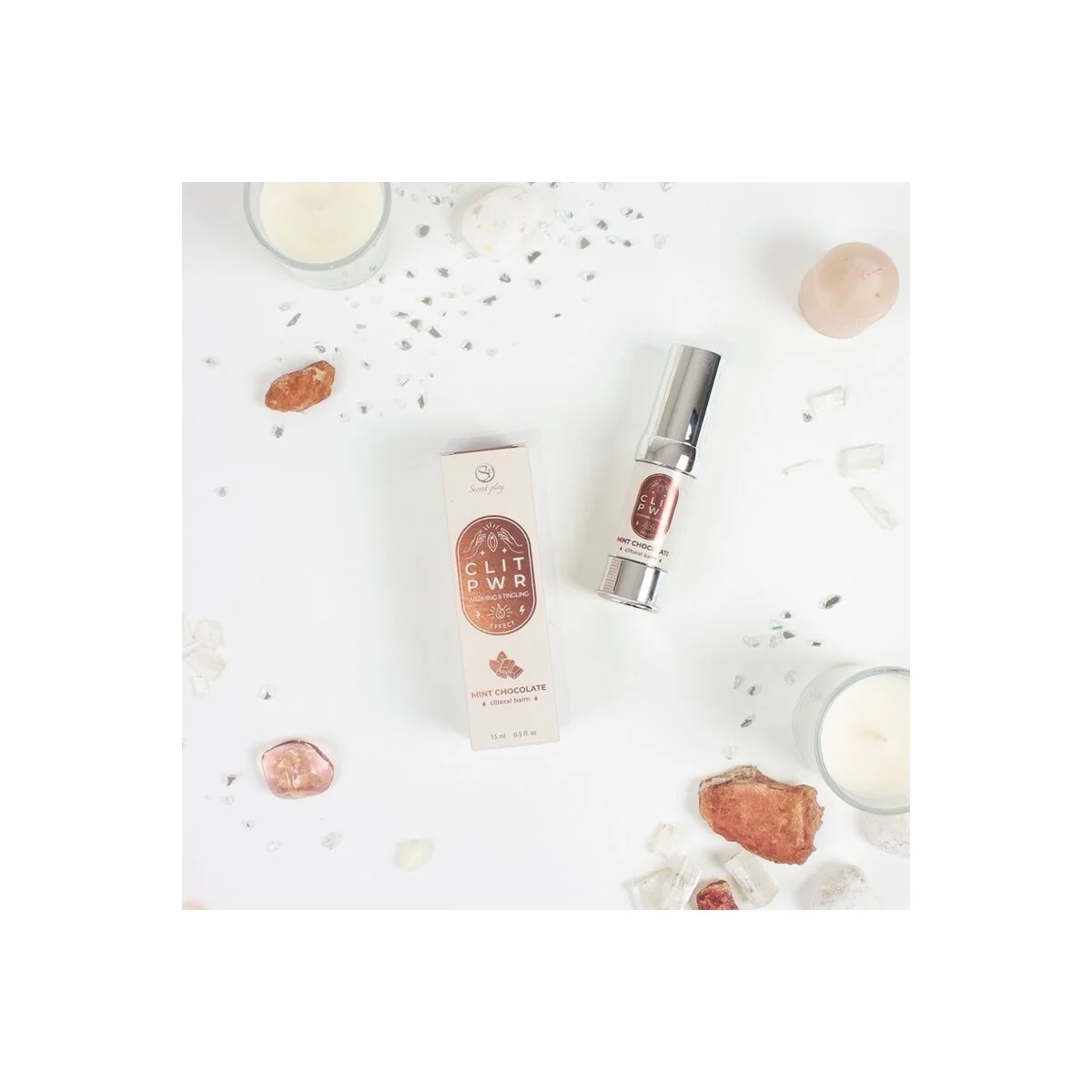 Clit Pwr Klitoris-Balsam Minze Schokolade von Secretplay Cosmetic kaufen | Fesselliebe