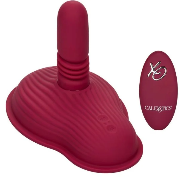 Rider Massager Doppelmotor mit Fernbedienung Rot von Calexotics kaufen | Fesselliebe