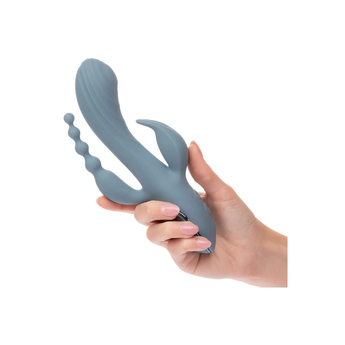Vibrator Triple Ecstasy Grau von Calexotics kaufen | Fesselliebe