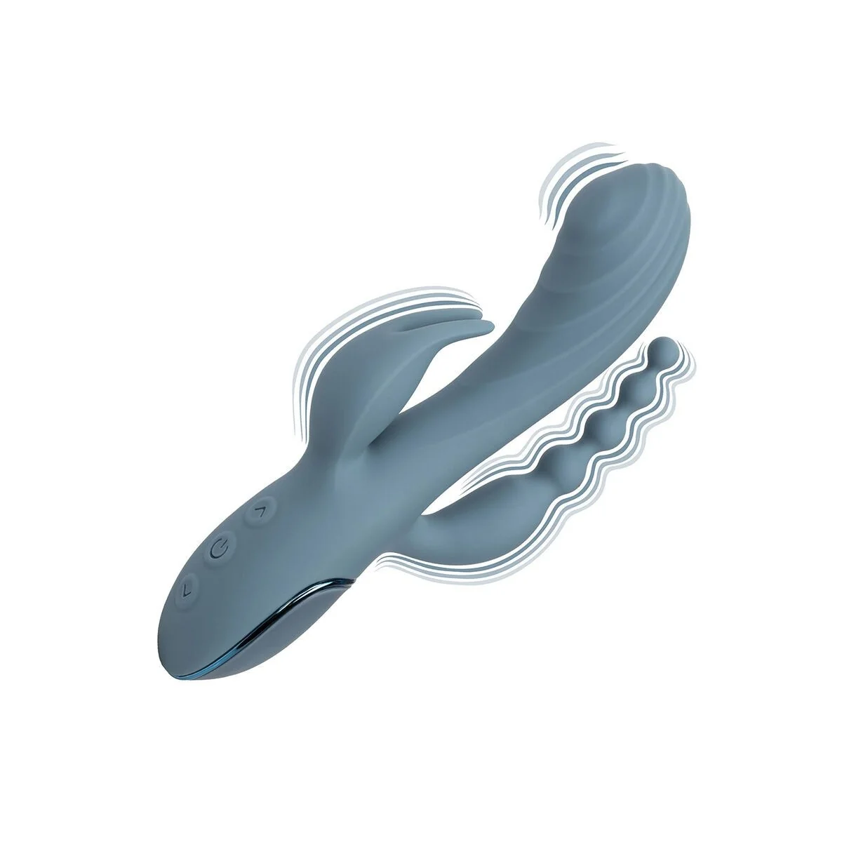 Vibrator Triple Ecstasy Grau von Calexotics kaufen | Fesselliebe
