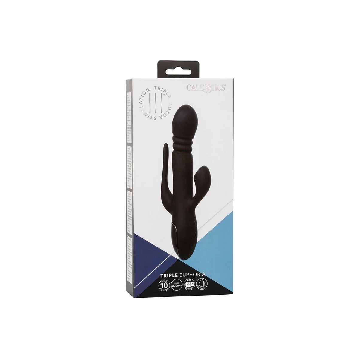 Vibrator Triple Euphoria Schwarz von Calexotics kaufen | Fesselliebe