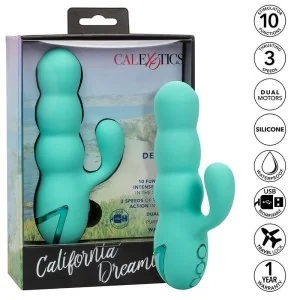 Del Mar Diva Vibrator Rabbir Aqua Grün von California Dreaming von Calexotics kaufen | Fesselliebe