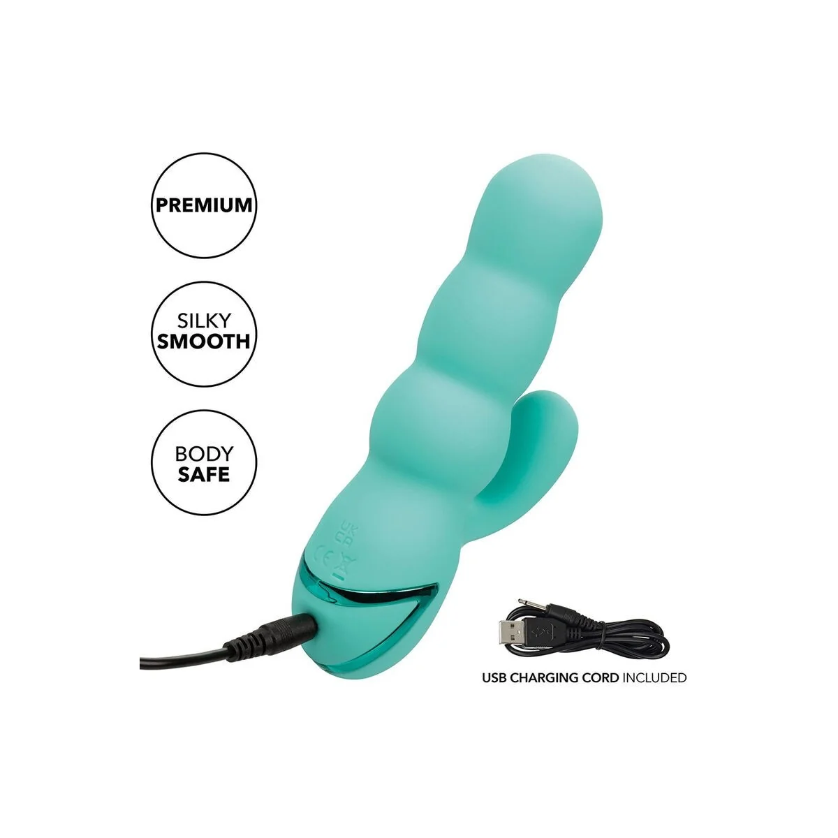Del Mar Diva Vibrator Rabbir Aqua Grün von California Dreaming von Calexotics kaufen | Fesselliebe
