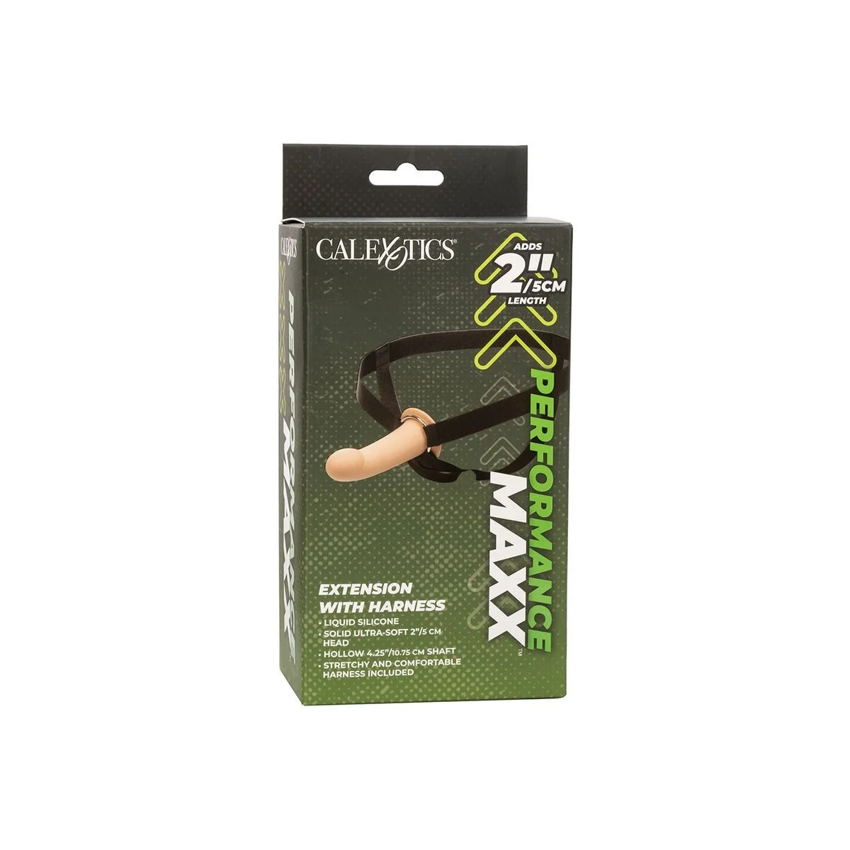 Performance Maxx Extension mit Gurt Light Skin von Calexotics kaufen | Fesselliebe