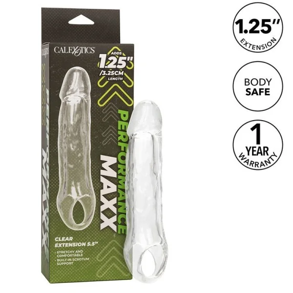 Performance Maxx Clear Extension 5,5 Transparent von Calexotics kaufen | Fesselliebe