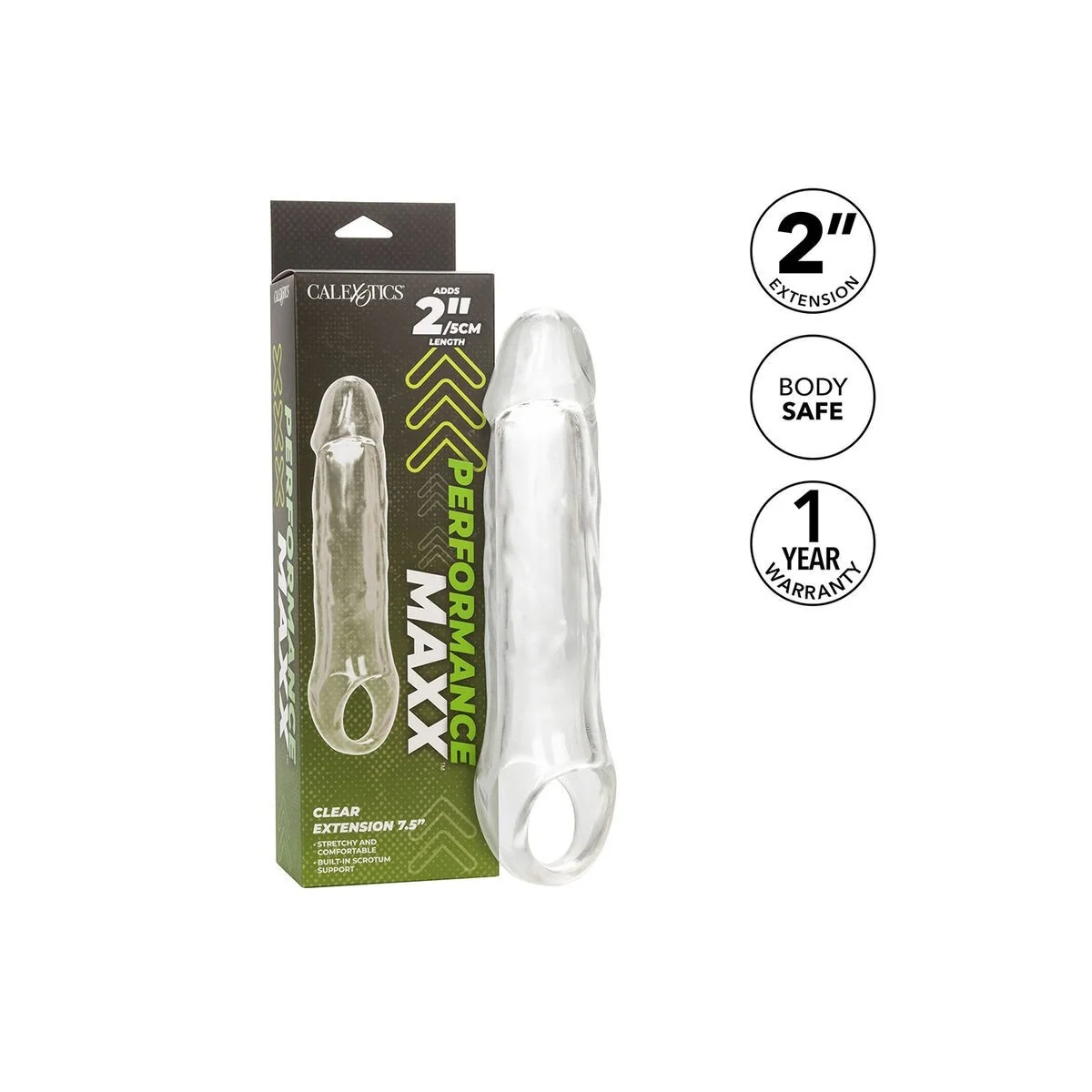 Performance Maxx Clear Extension 7,5 Transparent von Calexotics kaufen | Fesselliebe