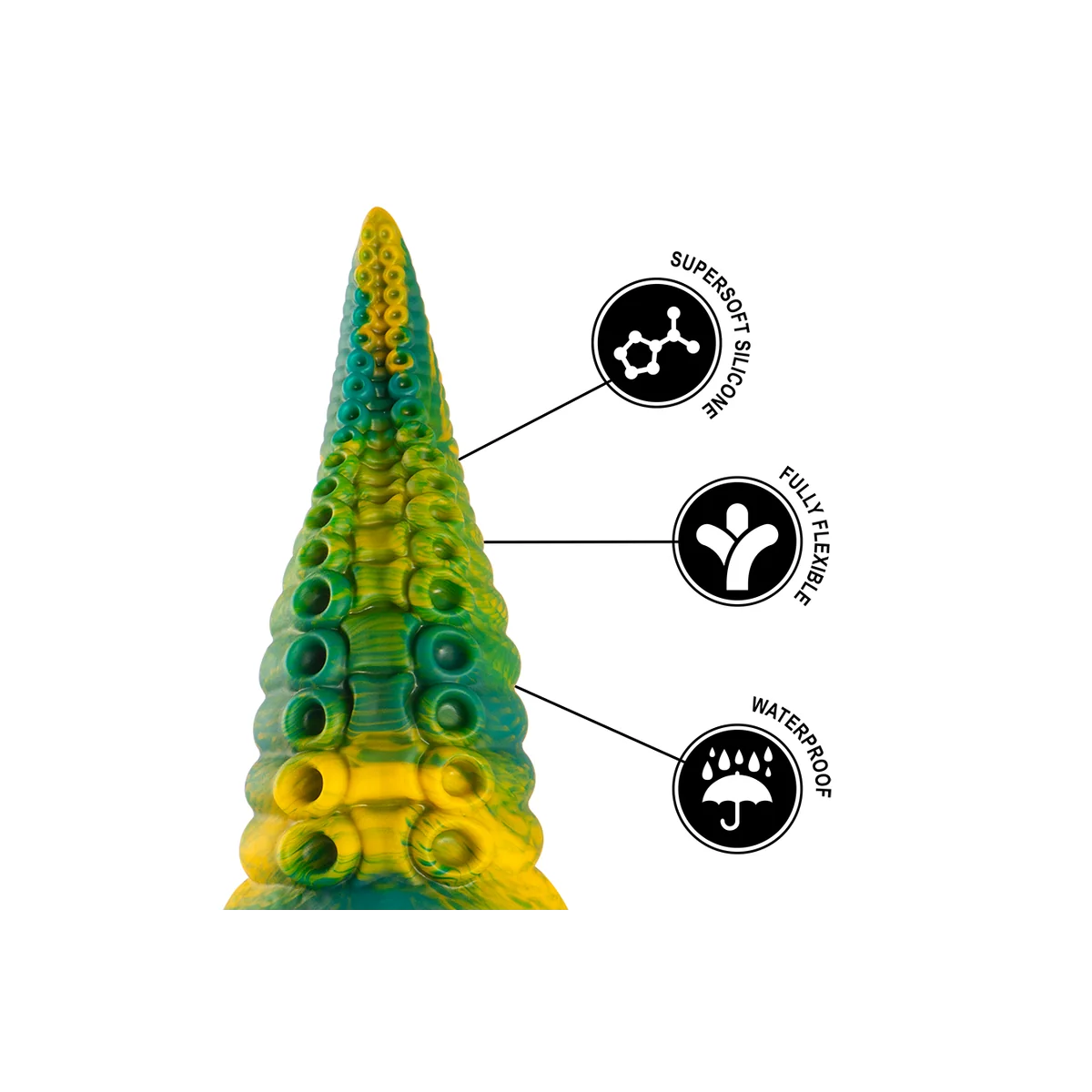 Cetus Grüner Tentakel-Dildo, Grosse Größe von Epic kaufen | Fesselliebe