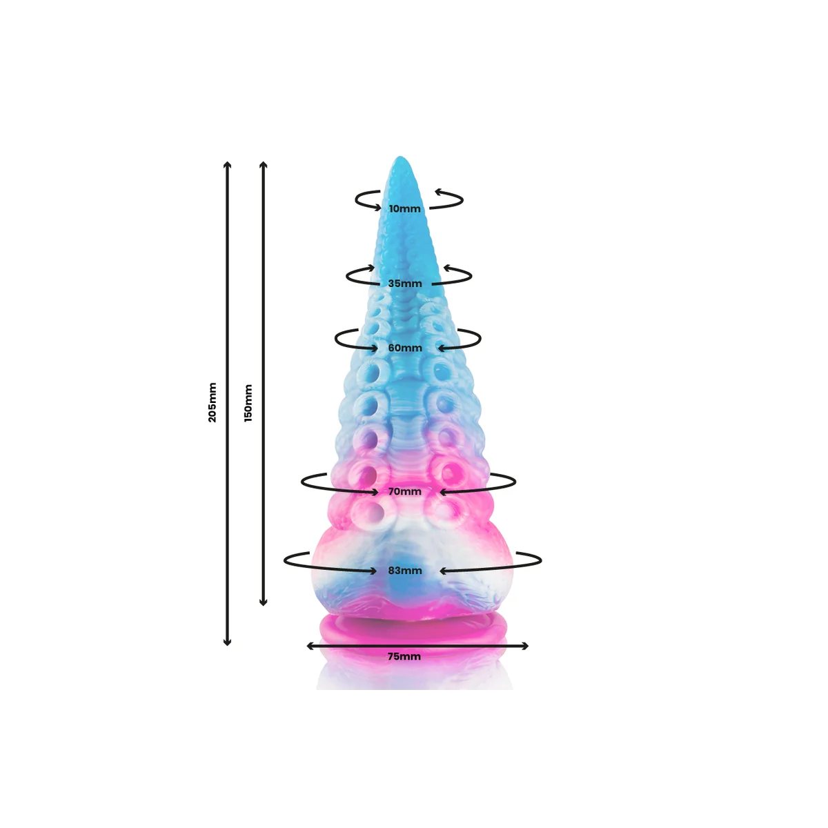 Phorcys Blauer Tentakel-Dildo, Grosse Größe von Epic kaufen | Fesselliebe