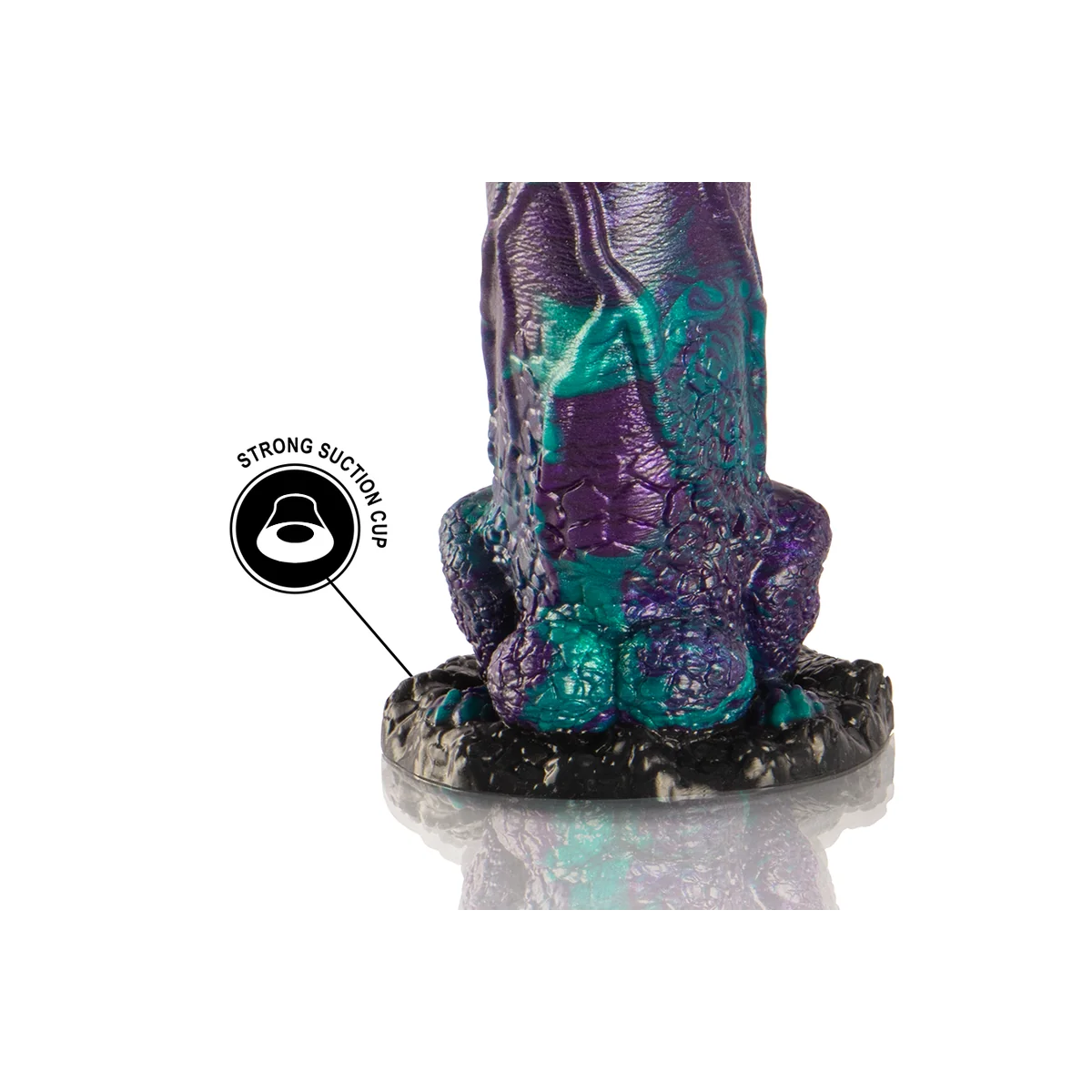 Basilisk Dildo Doppelt Schuppig Vergnügen, Grosse Größe von Epic kaufen | Fesselliebe