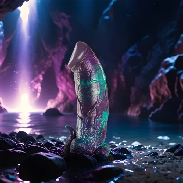 Basilisk Dildo Doppelt Schuppig Vergnügen, Grosse Größe von Epic kaufen | Fesselliebe