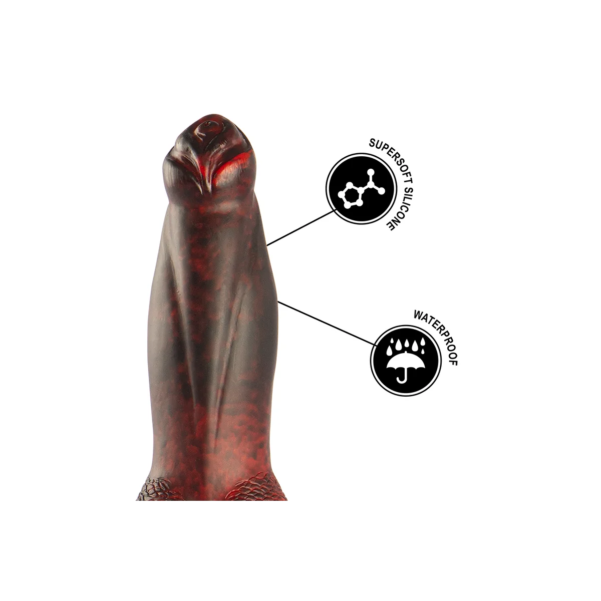 Prometheus Dildo Titan in Flames wiederaufladbare mit Fernbedienung von Epic kaufen | Fesselliebe