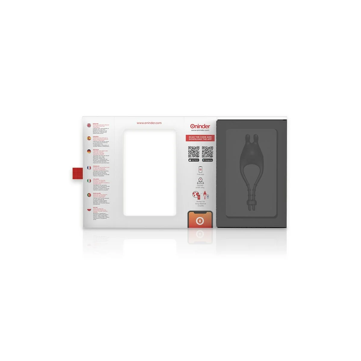 Pampa wiederaufladbarer Einstellbarer Vibratorring mit Klitorisstimulator 10 Geschwindigkeiten - mit kostenloser App von Oninder kaufen | Fesselliebe