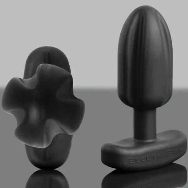 Tartarus Anal Plug Quadripolar Silikon Schwarz von Electrastim kaufen | Fesselliebe