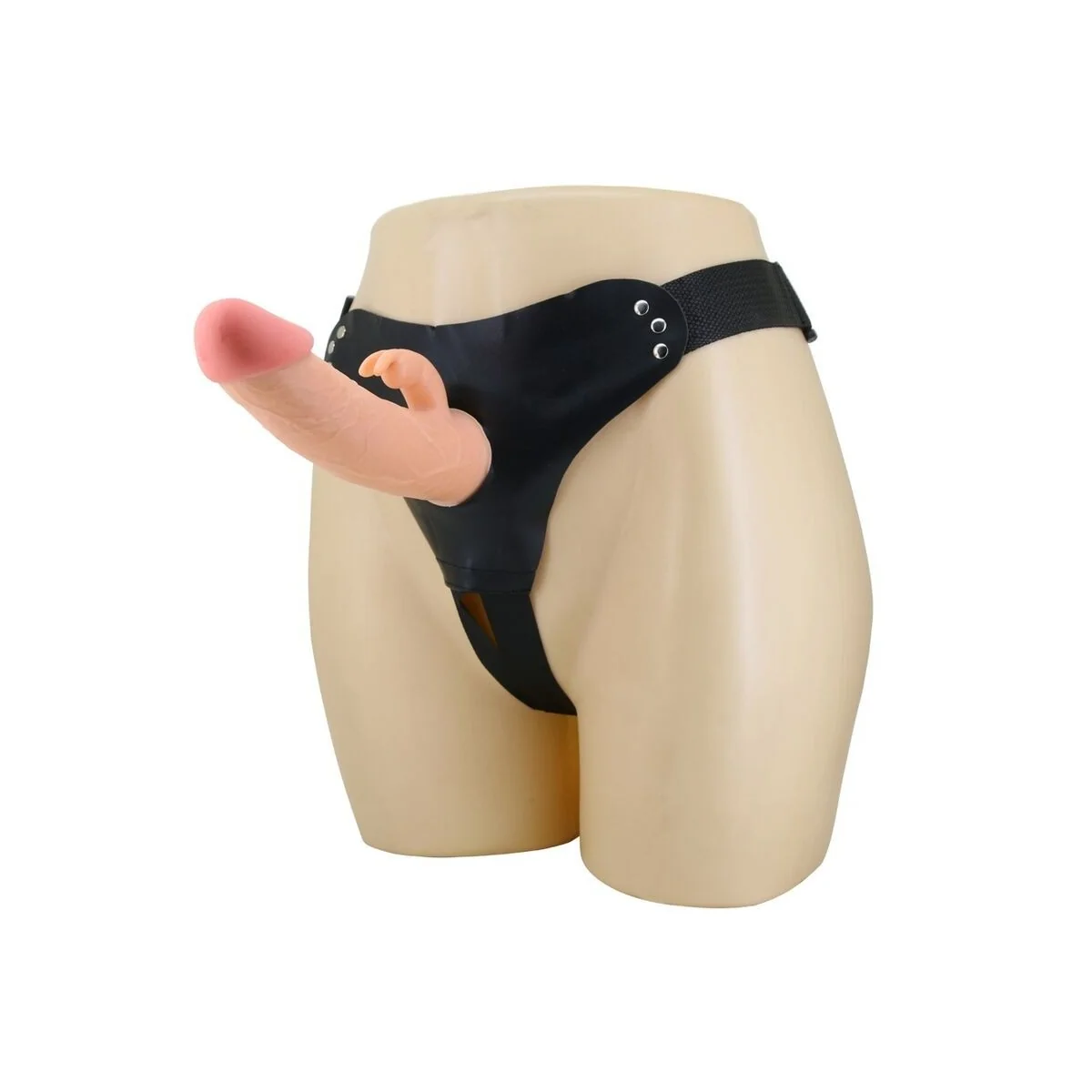 Mavis Harness Universal Slip mit Dildo 19 cm Natur von Pretty Love kaufen | Fesselliebe