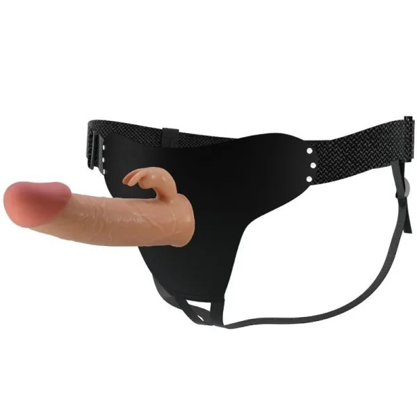 Mavis Harness Universal Slip mit Dildo 19 cm Natur von Pretty Love kaufen | Fesselliebe