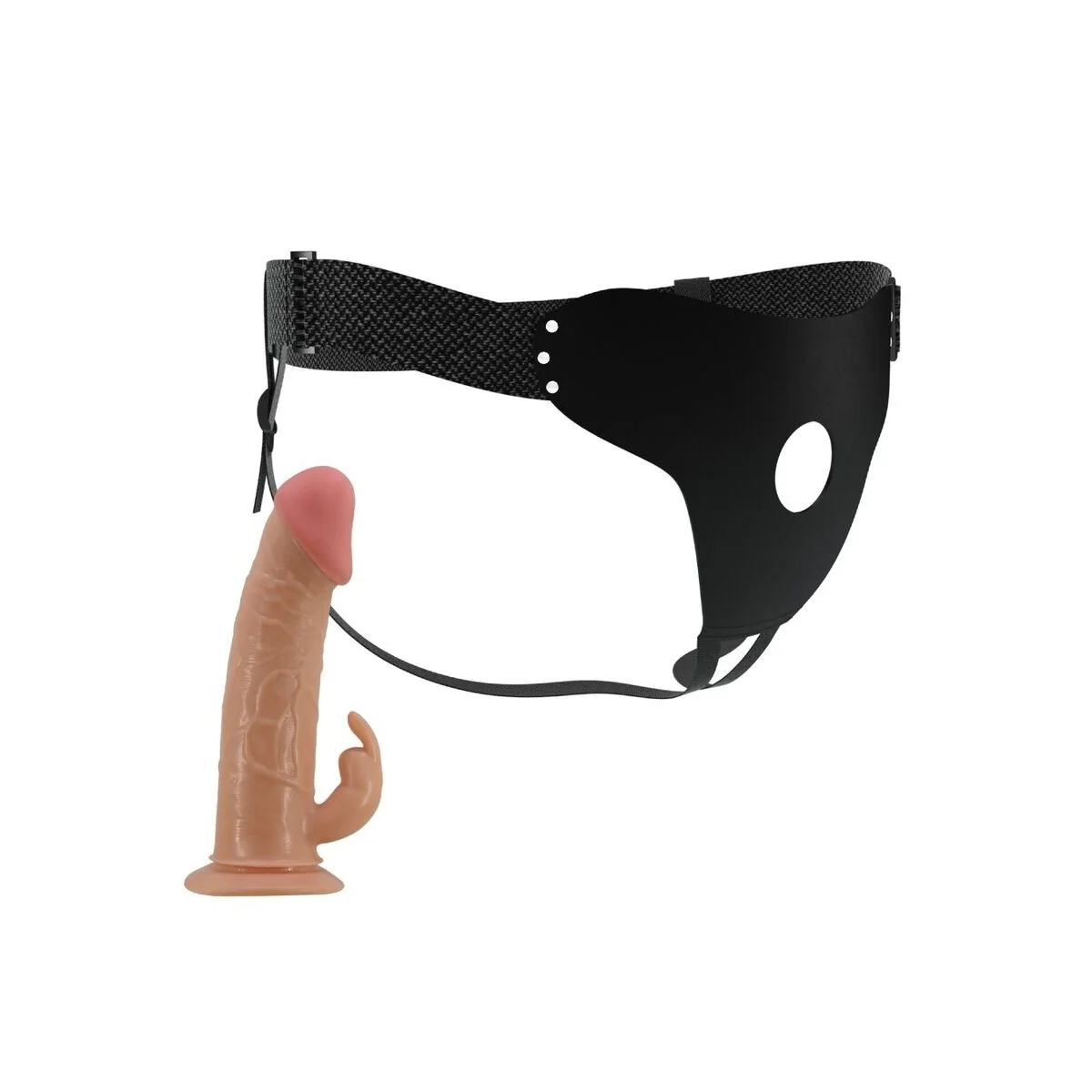 Mavis Harness Universal Slip mit Dildo 19 cm Natur von Pretty Love kaufen | Fesselliebe