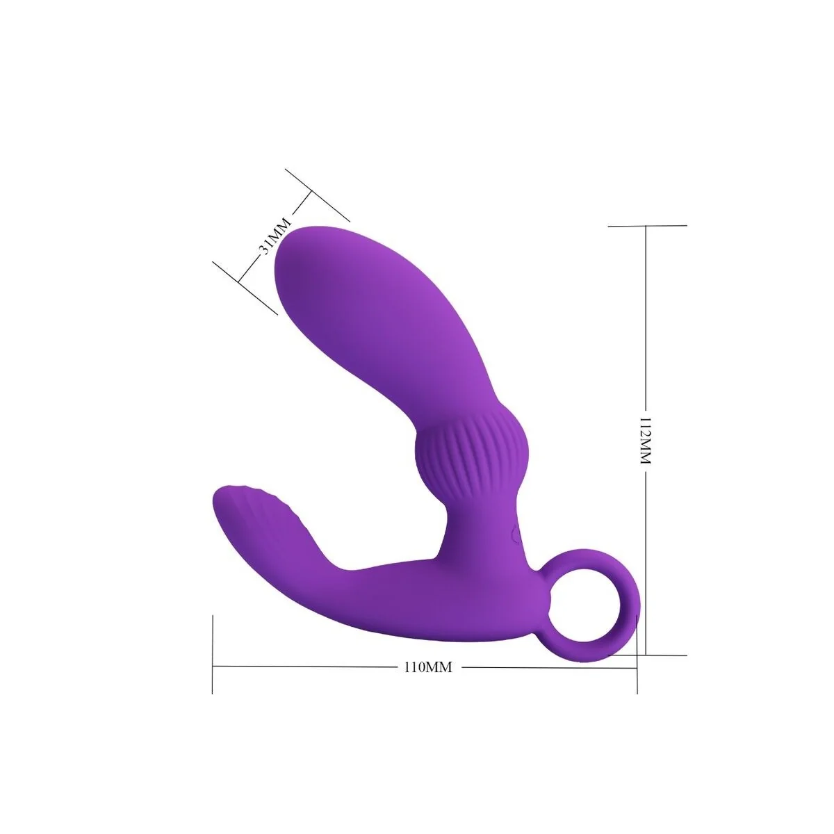 Cayla Analvibrator-Massager Lila von Pretty Love kaufen | Fesselliebe