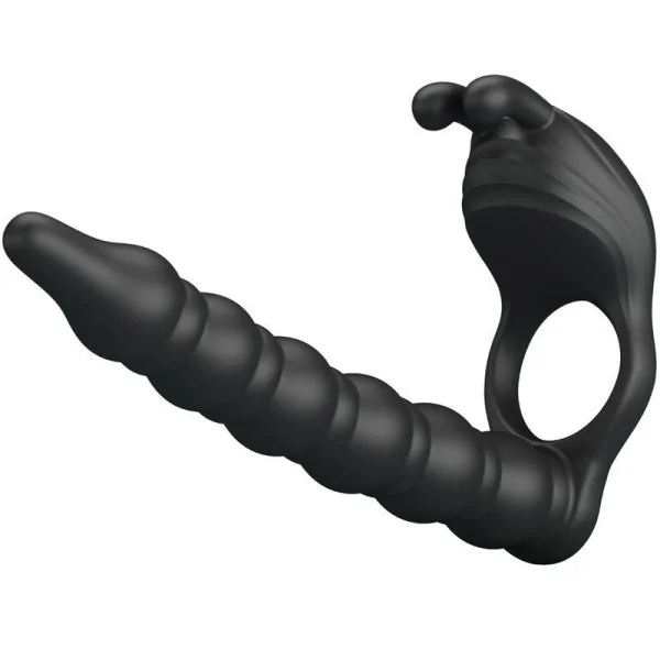 Blackney Penisringe mit Vibrator-Plug von Pretty Love kaufen | Fesselliebe