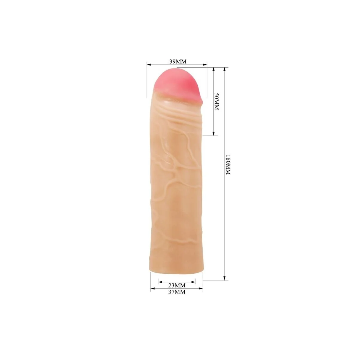 Chane Penis Extender Cover Fleisch von Pretty Love Male kaufen | Fesselliebe