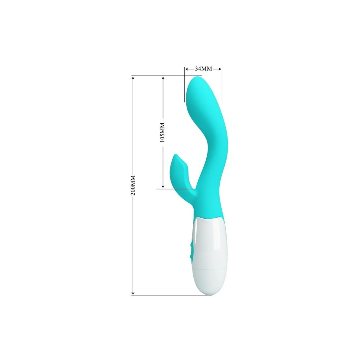 Helliger G-Spot-Vibrator, Aquagrün von Pretty Love Flirtation kaufen | Fesselliebe