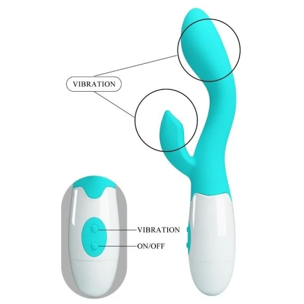 Helliger G-Spot-Vibrator, Aquagrün von Pretty Love Flirtation kaufen | Fesselliebe