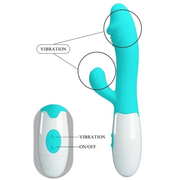 Snappy G-Spot Vibrator Aquagrün von Pretty Love Flirtation kaufen | Fesselliebe