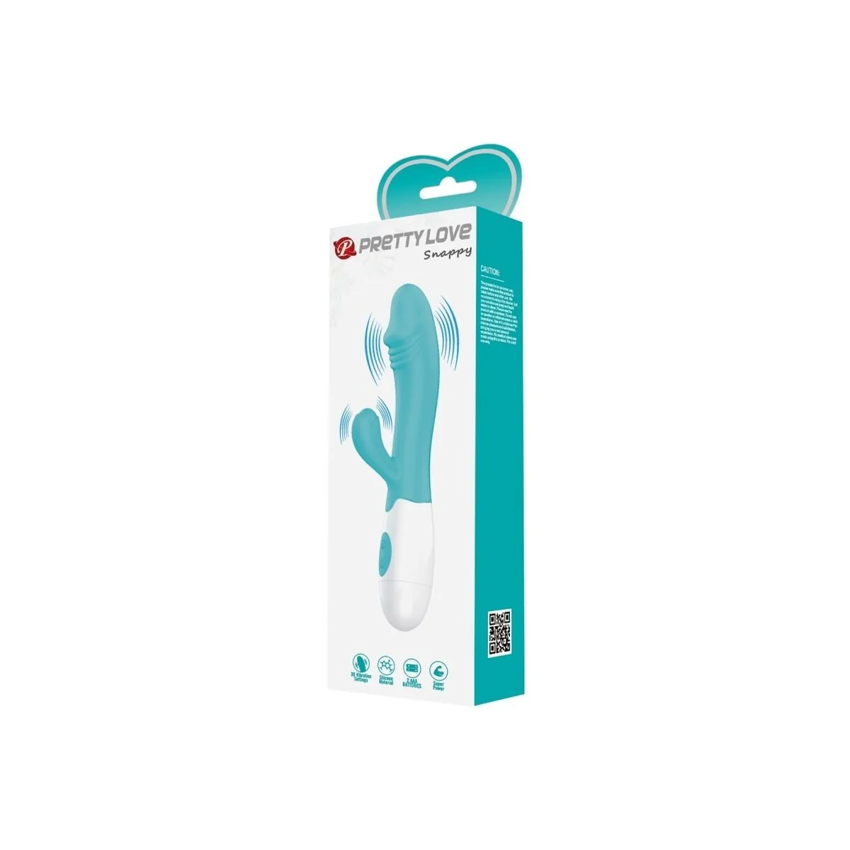 Snappy G-Spot Vibrator Aquagrün von Pretty Love Flirtation kaufen | Fesselliebe