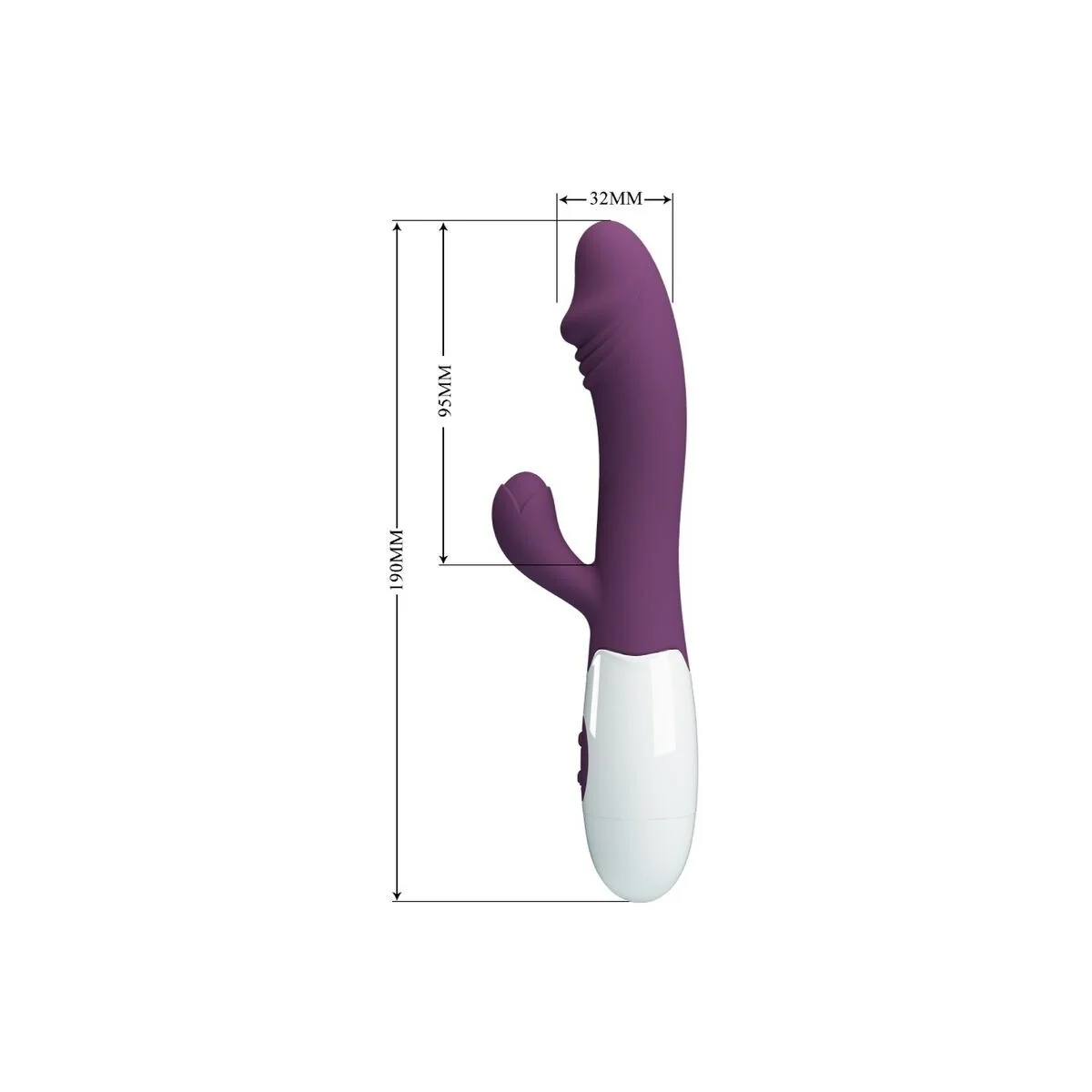 Snappy G-Spot Vibrator Lila von Pretty Love Flirtation kaufen | Fesselliebe
