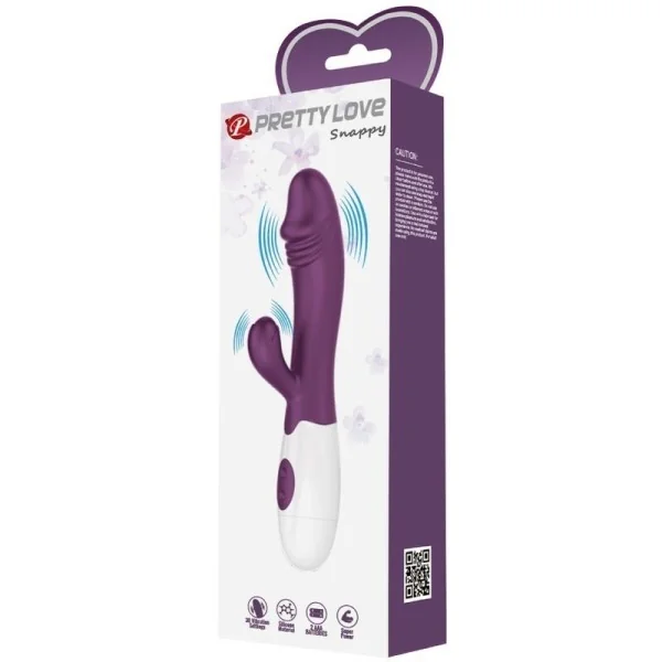 Snappy G-Spot Vibrator Lila von Pretty Love Flirtation kaufen | Fesselliebe